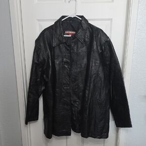 Haband Black Leather Jacket